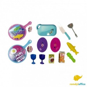 tigaie cu accesorii bucatarie,