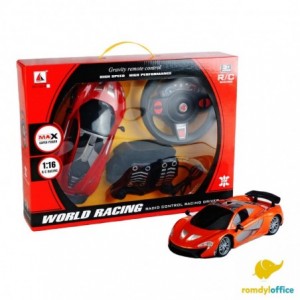 Mașină cu telecomandă cu 6 funcții cu telecomandă volan si pedale.