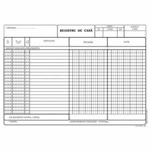 REGISTRU DE CASA A4 - OFFSET