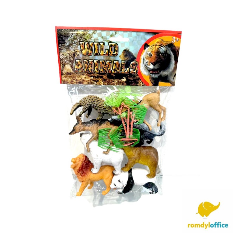 Set Animale Sălbatice – Figurine Educaționale și Jucării Realiste pentru Copii