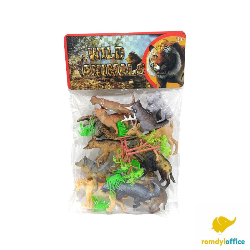 Set Animale Sălbatice – Figurine Educaționale și Jucării Realiste pentru Copii
