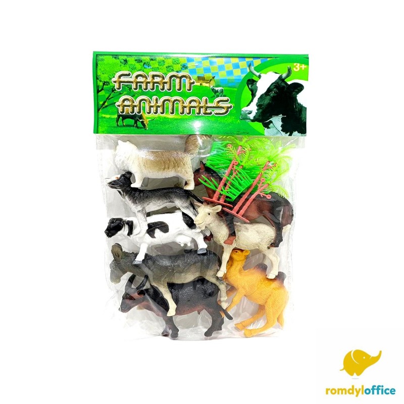 Set animale ferma diverse culori