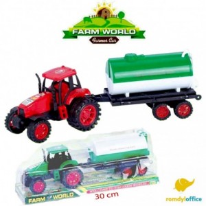 Tractor cu cisternă - Jucărie tractor cu rezervor pentru copii | Romdyl Office