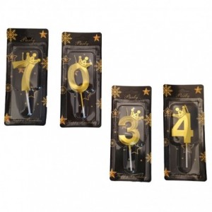 LUM-2 LUMANARE ANIVERSARA GOLD C1