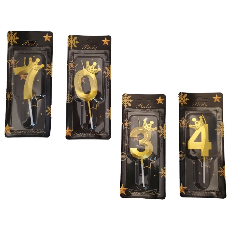 LUM-2 LUMANARE ANIVERSARA GOLD C1