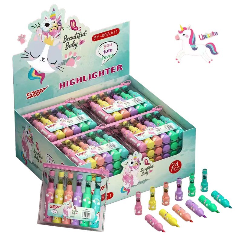 SY-007-A11 SET 6 TEXTMARKER STICLA, set 24