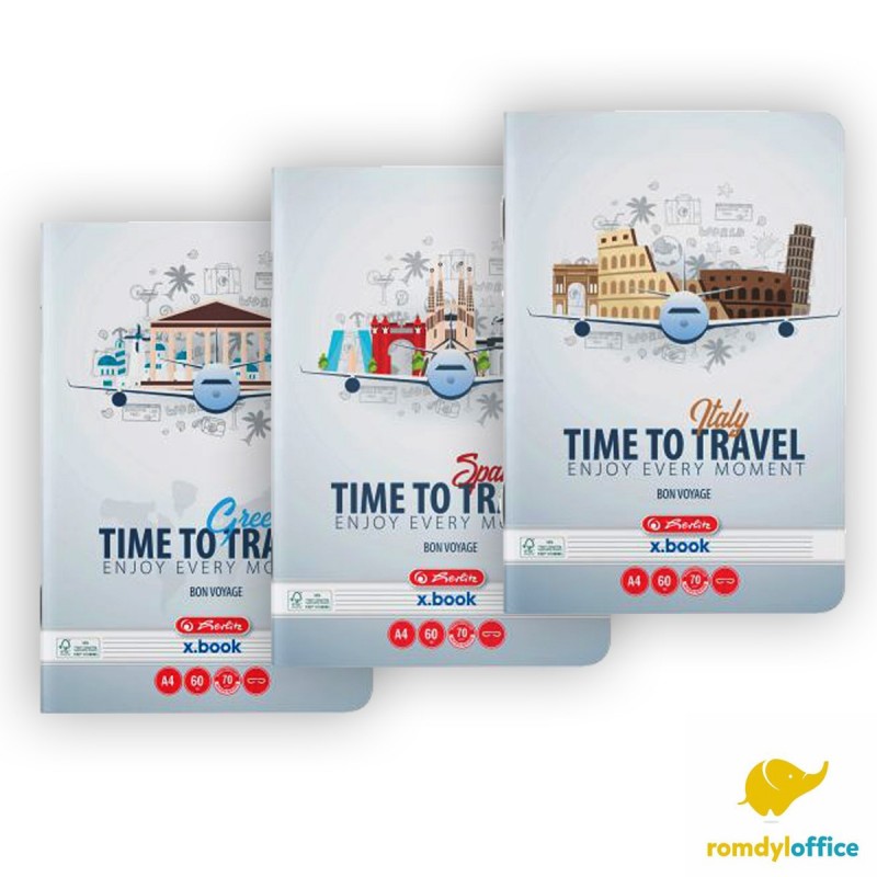 CAIET A4 60F DICTANDO TRAVEL HERLITZ, set 5