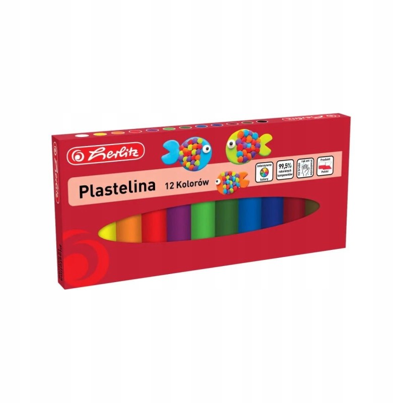 HZ-PLASTILINA 12 CUL/SET Herlitz