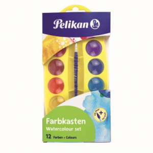 HZ-ACUARELE 12 CULORI+PENSULA JUNIOR Pelikan