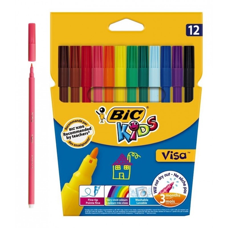 BIC CARIOCA VISA 12 CULORI