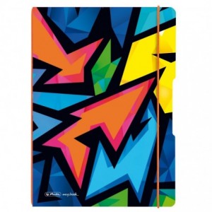 HZ-CAIET MY.BOOK FLEX A4,2x40 file dict+mate, motiv NEON
