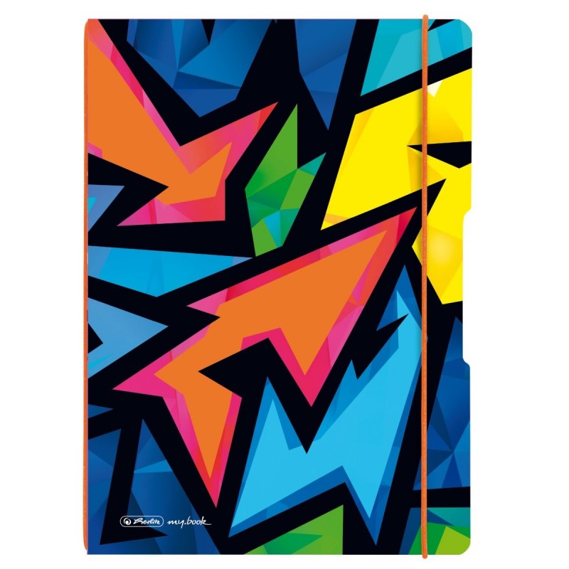 HZ-CAIET MY.BOOK FLEX A4,2x40 file dict+mate, motiv NEON