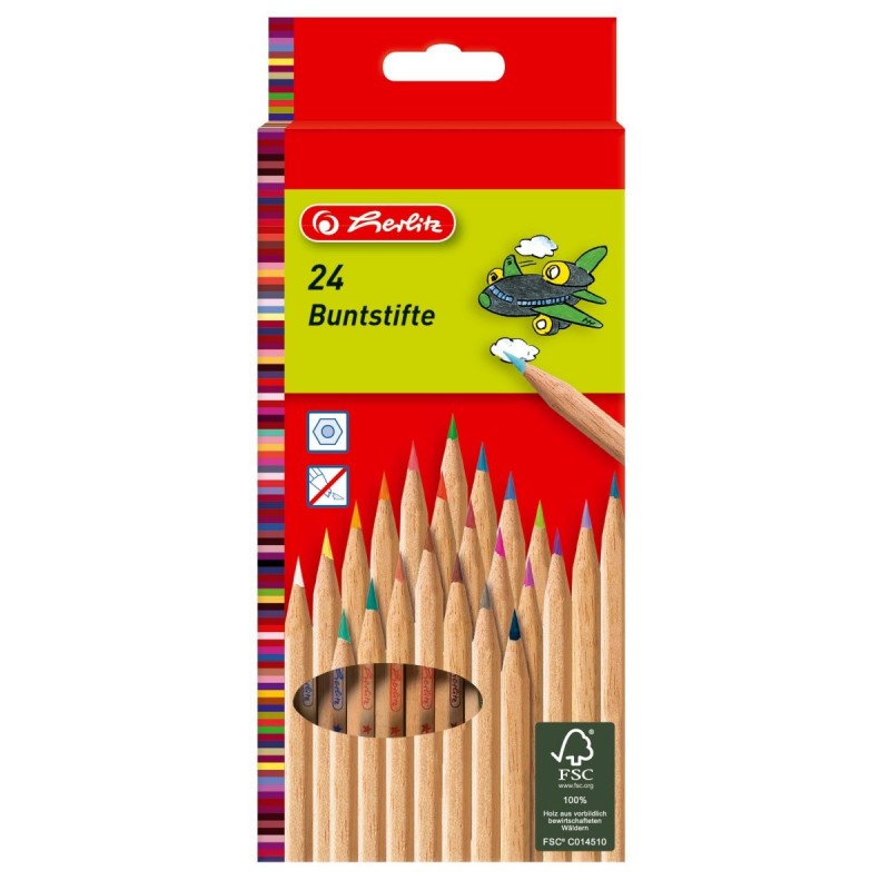 HZ-CREIOANE COLOR NATUR 24 CUL/SET Herlitz
