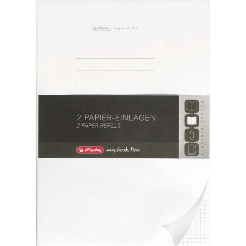 HZ-REZERVA CAIET MY BOOK FLEX A4 40 file, patratele Herlitz