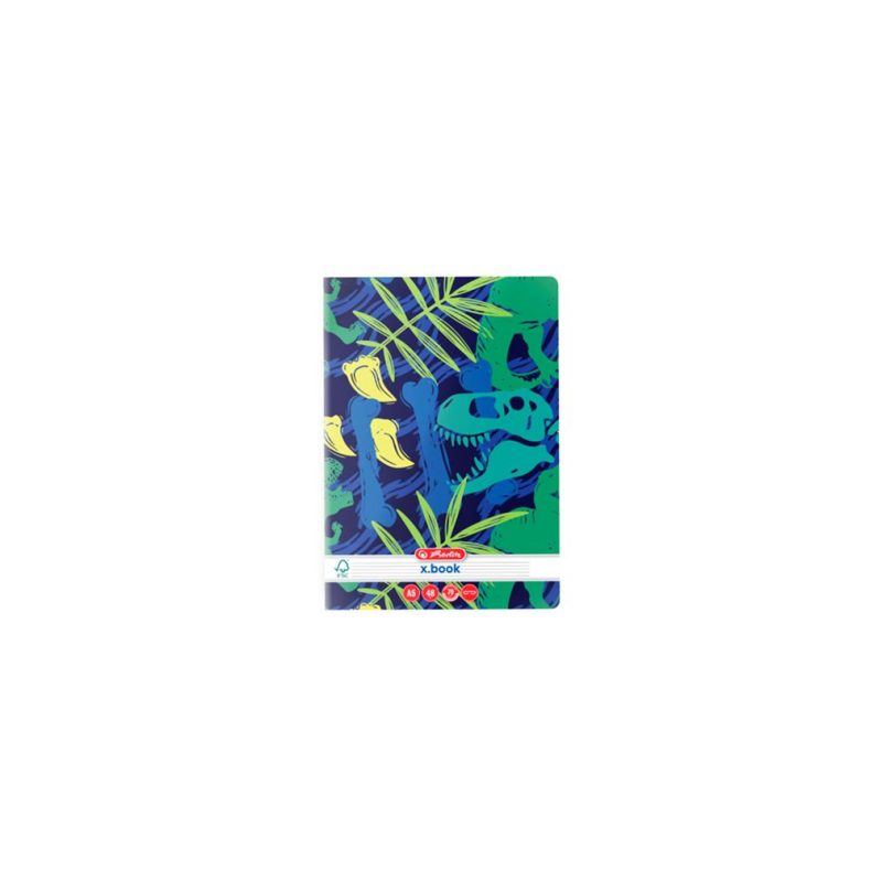 CAIET A5 48F DICTANDO DINO MANIA HERLITZ, set 10