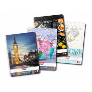 CAIET A4 100F SPIRA DICTANDO ENJOY LIFE HERLITZ, set 5