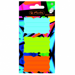 HZ-ETICHETE SCOLARE NEON ART 9 BUC/SET