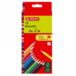 HZ-CREIOANE COLOR 12 CUL/SET TRIUNGHIULAR Herlitz