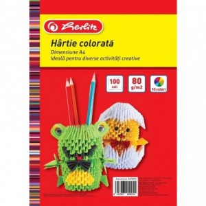 HZ-HARTIE COLOR A4 80GR 100COLI/TOP Herlitz