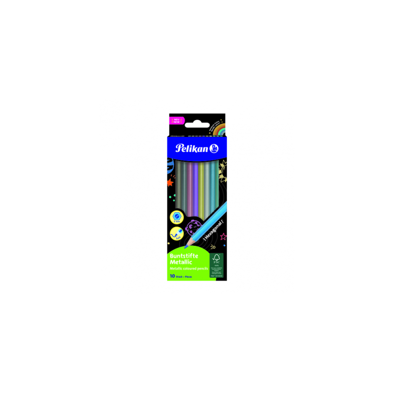 HZ-CREIOANE COLOR METALIZATE 10 CUL/SET Pellikan