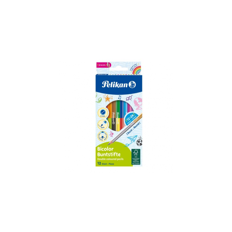 HZ-CREIOANE BICOLOR 12 BUC/SET 24 CUL Pelikan