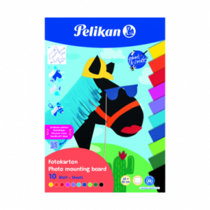 HZ-CARTON COLOR PT DECUPAJ 23X33CM, 10F CUL ASORTATE PELIKAN