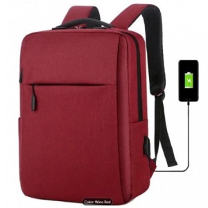 BAG-902 RUCSAC SCOLAR CU USB ROSU 41*29 CM