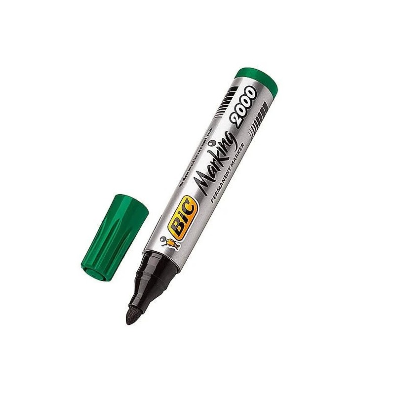 BIC MARKER PERMANENT 2000 VERDE set 12