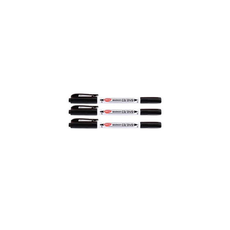 MARKER CD-DVD 2 CAPETE DACO NEGRU