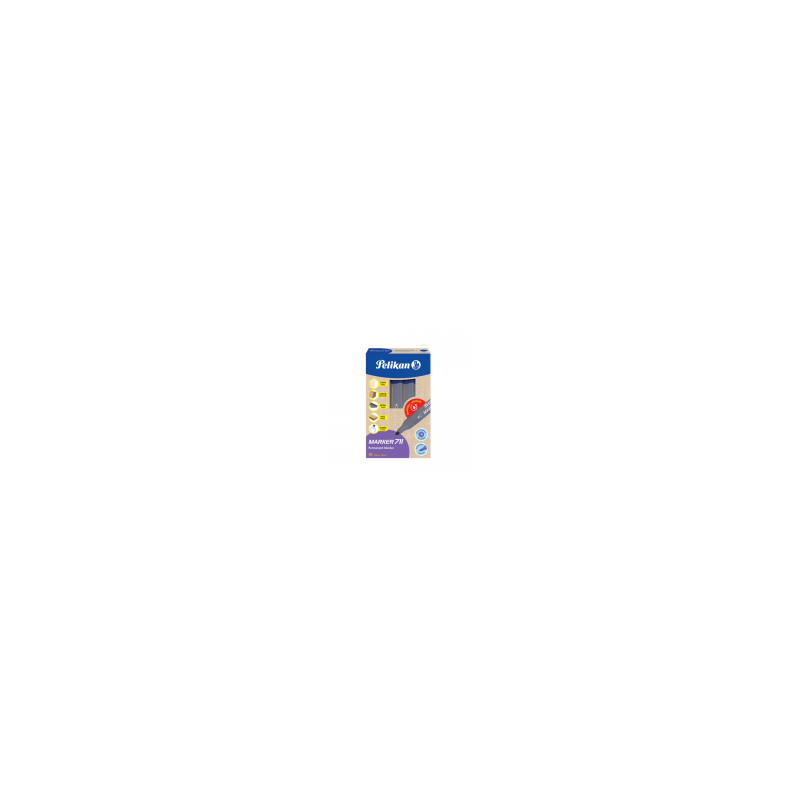 HZ-MARKER PERMANENT 711 ALBASTRU set 10 Pelikan
