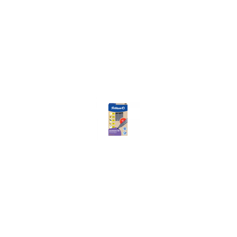HZ-MARKER PERMANENT 711 NEGRU set 10 Pelikan