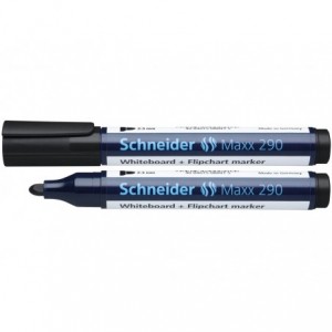 SCH-MARKER WHITEBOARD 290 NEGRU set 10