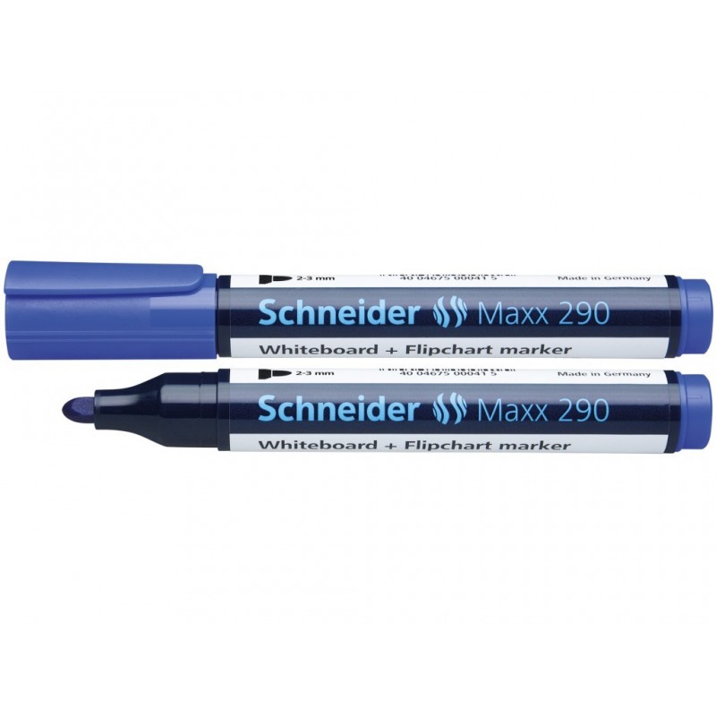 SCH-MARKER WHITEBOARD 290 ALBASTRU set 10