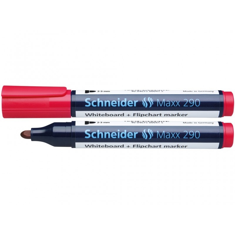 SCH-MARKER WHITEBOARD 290 ROSU set 10