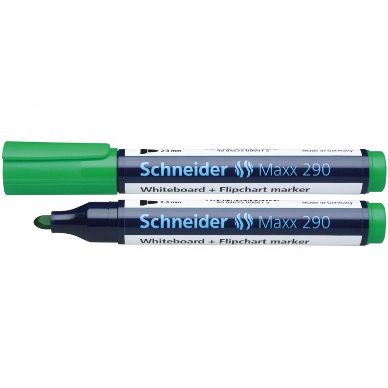 SCH-MARKER WHITEBOARD 290 VERDE set 10