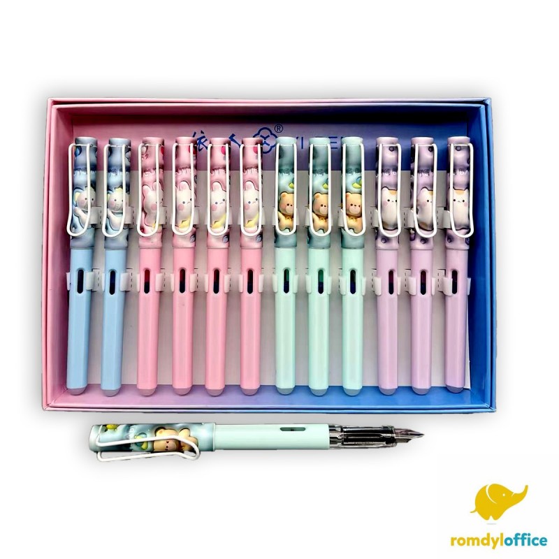 STL-7063M STILOU PENITA ASCUNSA CU STERGERE SET 12