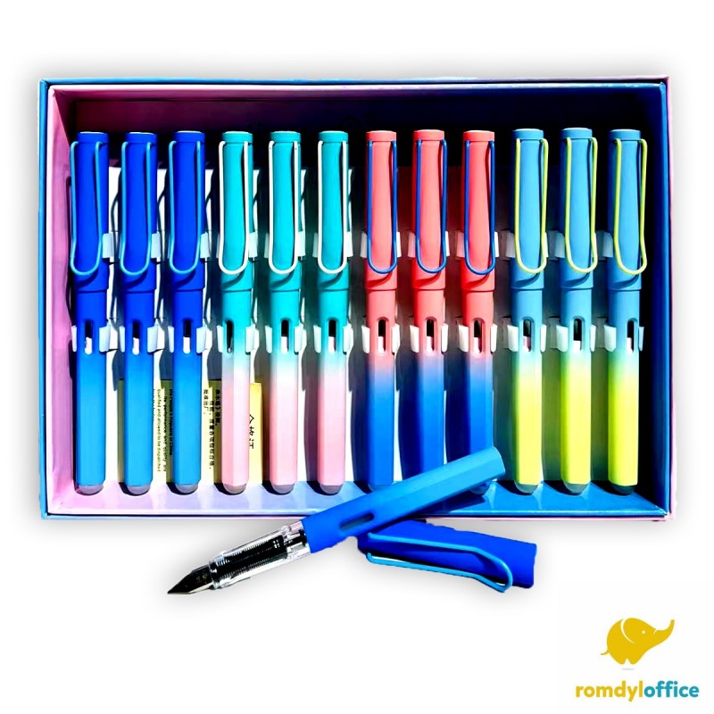 STL-7035M STILOU PENITA ASCUNSA CU STERGERE SET 12