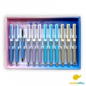 STL-30009M STILOU METALIC PENITA ASCUNSA CU STERGERE SET 12