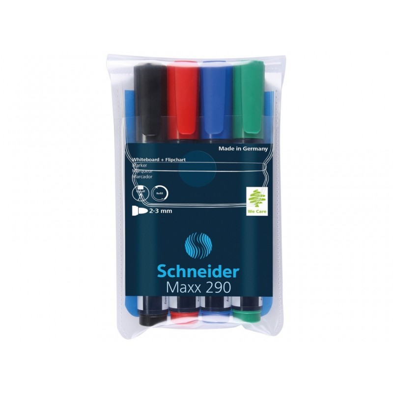 SCH-SET MARKER WHITEBOARD 4/SET 290