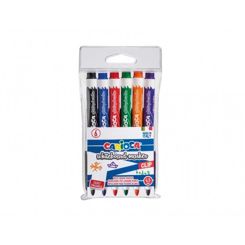 SCH-SET MARKER WHITEBOARD CARIOCA 6/SET