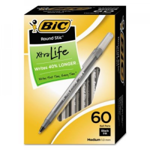BIC PIX ROUNDSTIC NEGRU 60/CUTIE