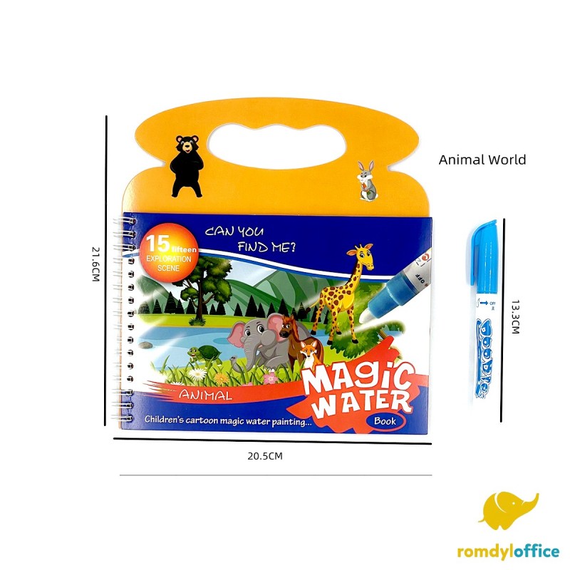 BH2-09 CARTE COLORAT CU APA ANIMALE, bax 300