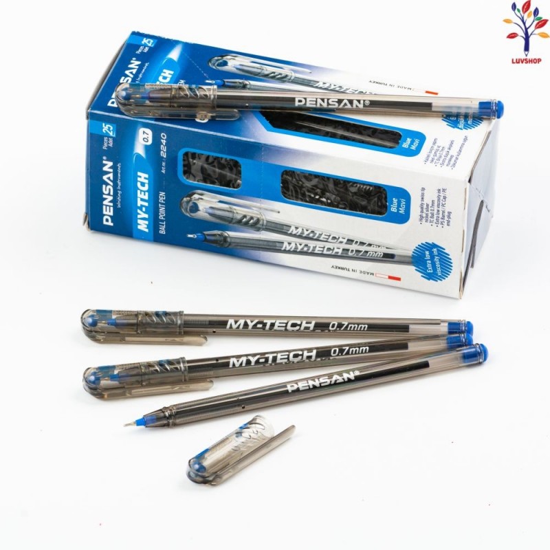 PIX PENSAN MY TECH 0.7MM ALBASTRU set 25