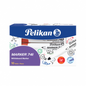 HZ-MARKER WHITEBOARD 741 ROSU set 10 Pelikan