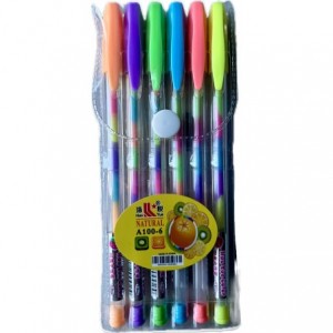 PIX-100-6 PIX CU GEL MULTICOLOR 6 BUC