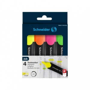 SCH-SET TEXTMARKER 4 CULORI JOB