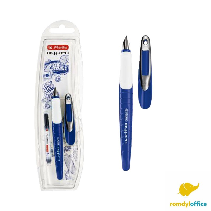 HZ-BLISTER STILOU MY PEN M ALBASTRU/ALB Herlitz