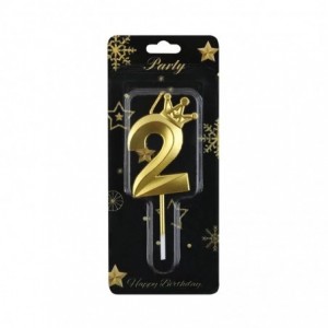LUM-2 LUMANARE ANIVERSARA GOLD C2