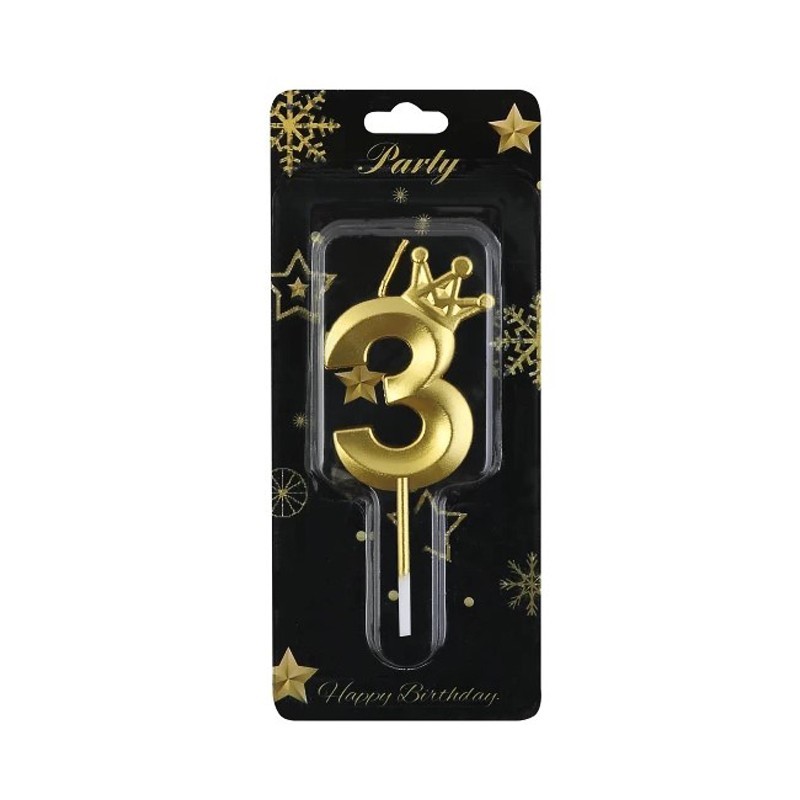 LUM-2 LUMANARE ANIVERSARA GOLD C3