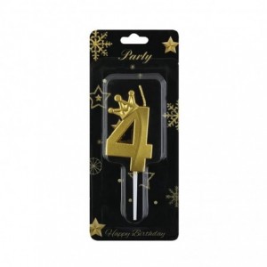 LUM-2 LUMANARE ANIVERSARA GOLD C4